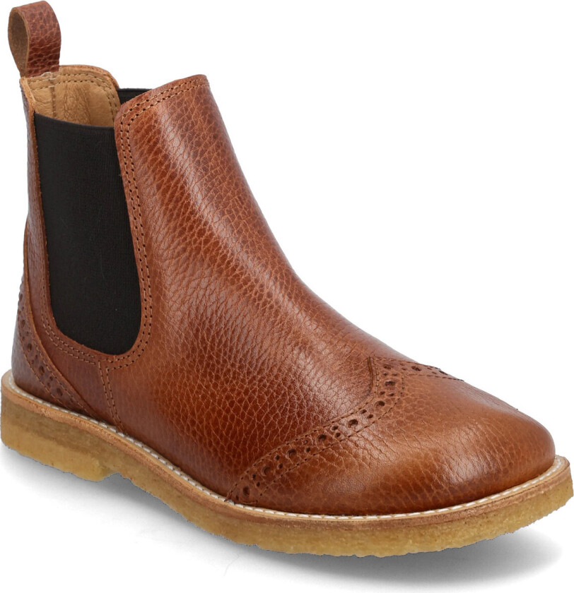 Booties - Flat - With Elastic - Brown - 27