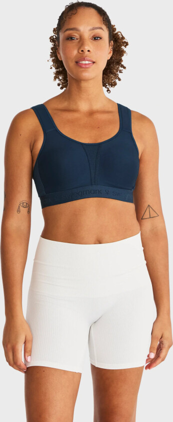 Kimberly Iconic Sport Bra Moulded Cups - Navy - B x 100