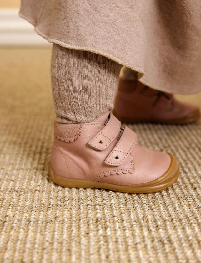 Shoes - Flat - With Velcro - Pink - 20