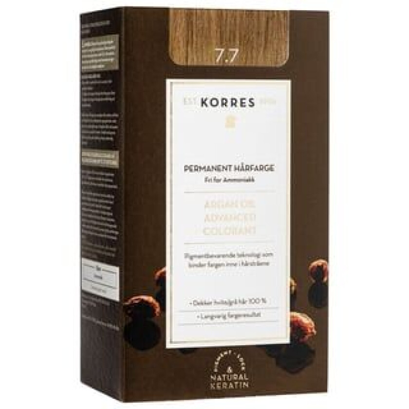 Korres Argan Oil Advanced Colorant 7.7 Mocha