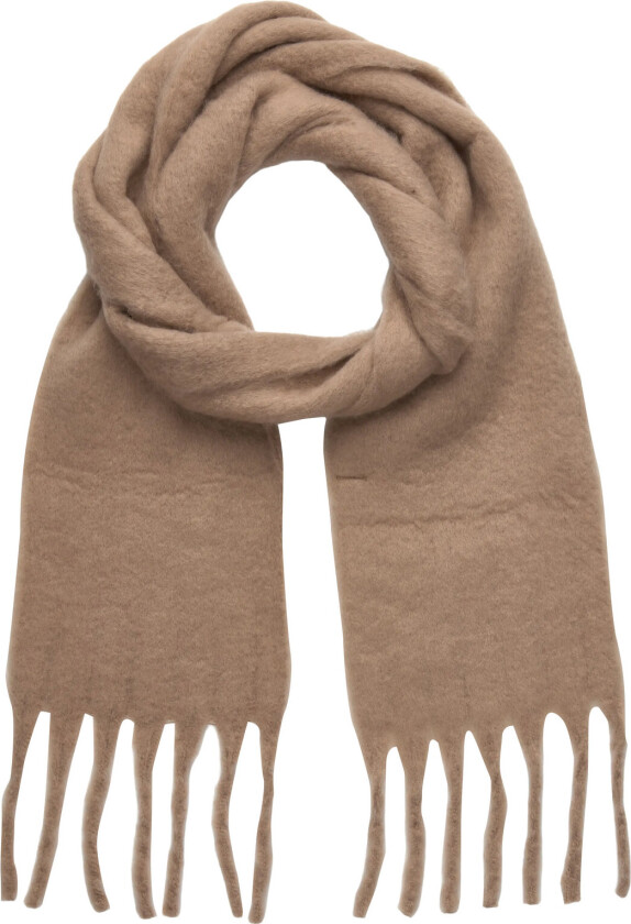 Pclulu Solid Long Scarf Pwp Bc - Beige - ONE SIZE