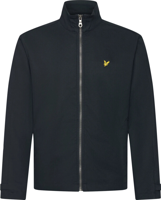 High Neck Twill Jacket - Navy - XS