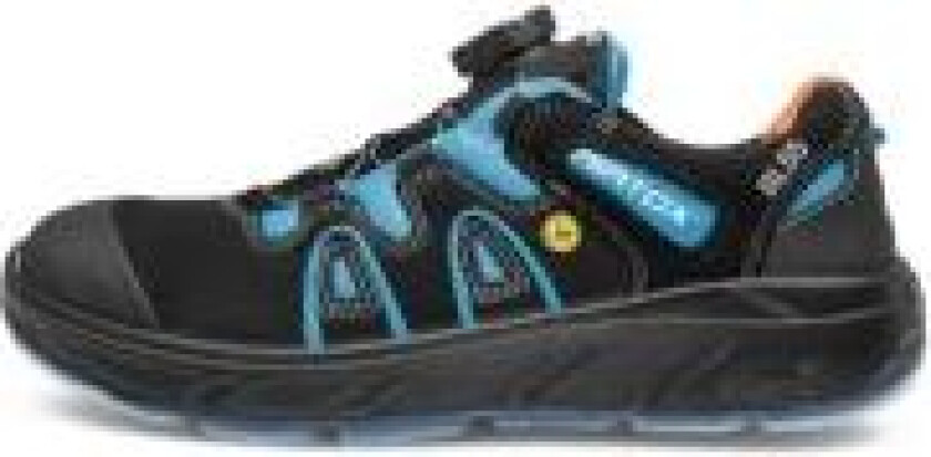 Airtox SL55 sik.sko str. 45 - åndbar, bred pasform, støddæmpende m/UTURN-lukning