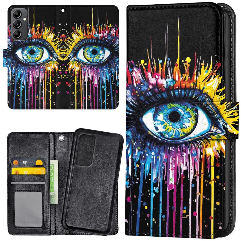 Samsung Galaxy S24 Plus - Lommebok Deksel Rennende Øye