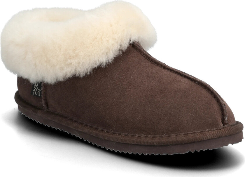 Rhevelyn Leather Closed Ankle Slipp - Brown - 40