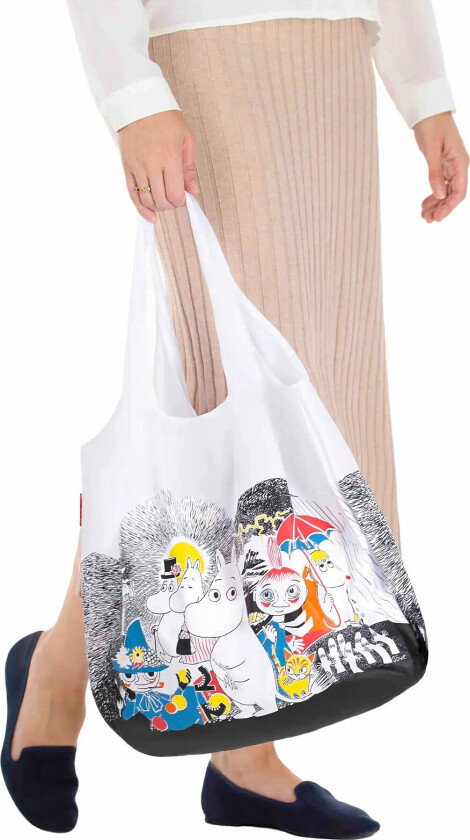 Moomin Ecobag Comic Multicolor - White - 10X 10X 5CM