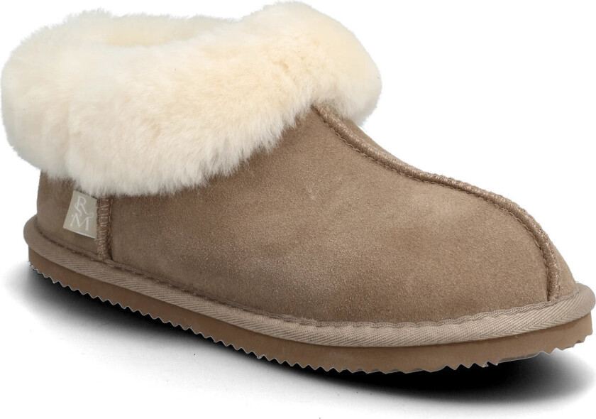 Rhevelyn Leather Closed Ankle Slipp - Beige - 42
