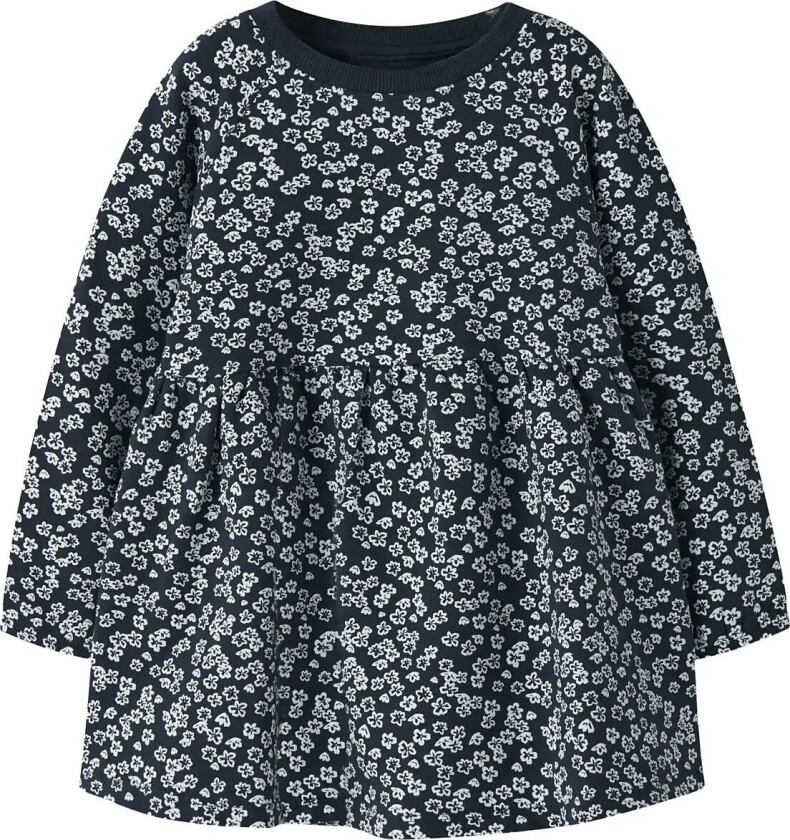 Nmfvolta Ls Swe Dress Bru - Navy - 110