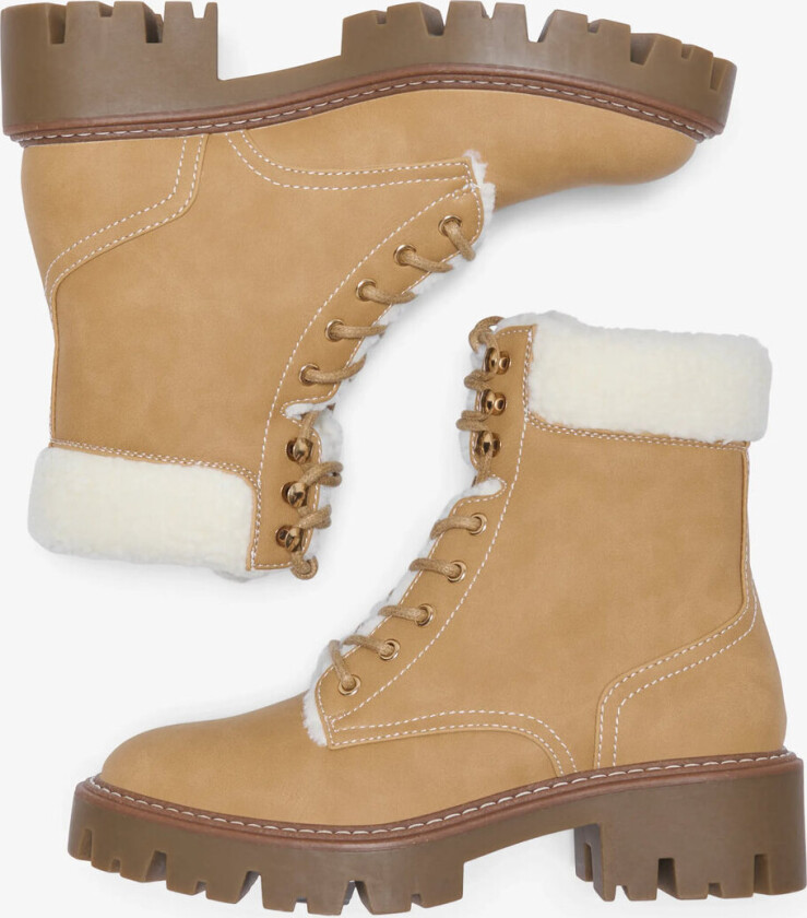 Onlbetty-11 Warm Lace Up - Beige - 38