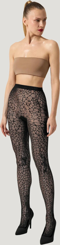 Reptile Net Tights - Black - XS