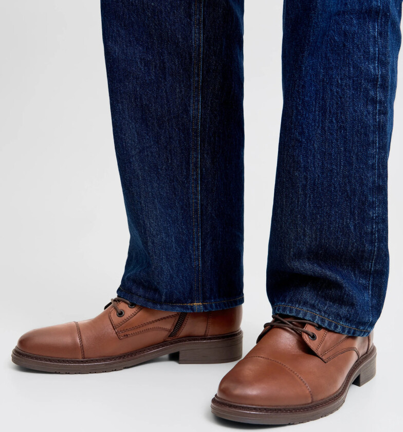 Jfwwentworth Leather Boot Ln - Brown - 44