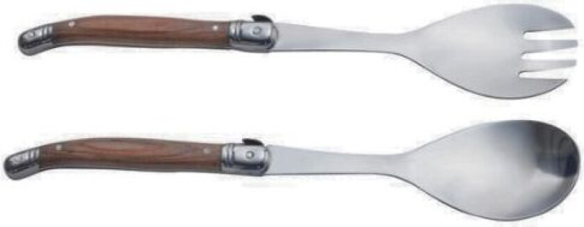 Bilde av Salat Serveringssett 2 Stk, Lyst Bøketre, 145*405 h Mm