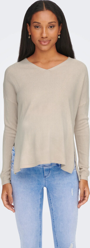 Olmamalia L/S V-Neck Pullover Knt Noos - Cream - L