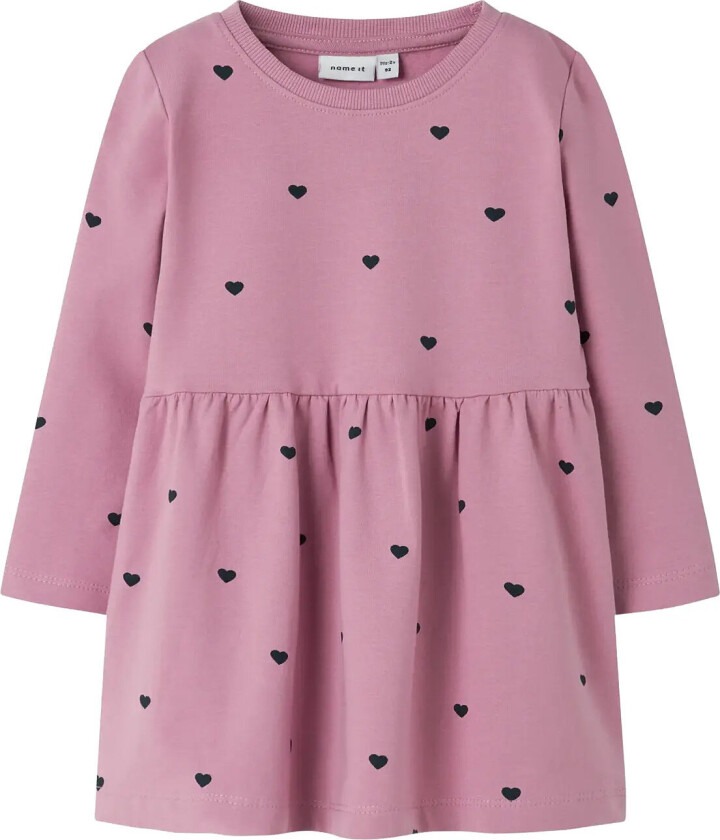 Nmfdavina Ls Sweat Bru Dress Noos - Purple - 86