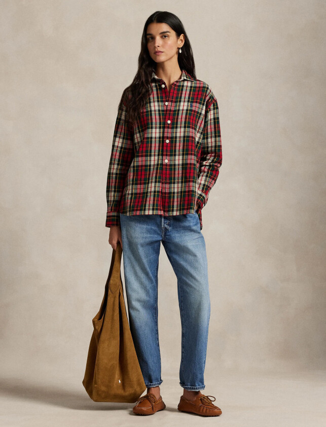 10/1 Md Wt Ctn Twll-Wvn-Shirt - Multi/patterned - XS