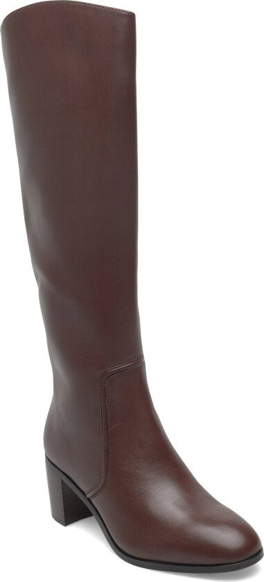 Charly Calfskin Tall Boot - Brown - 38