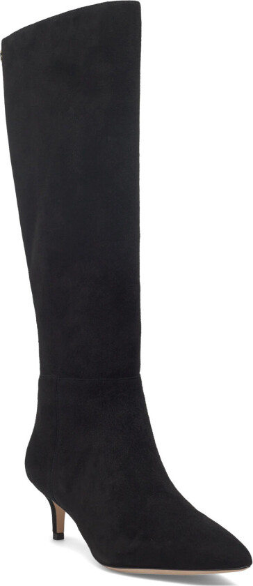 Mckay Suede Tall Boot Heel - Black - 39