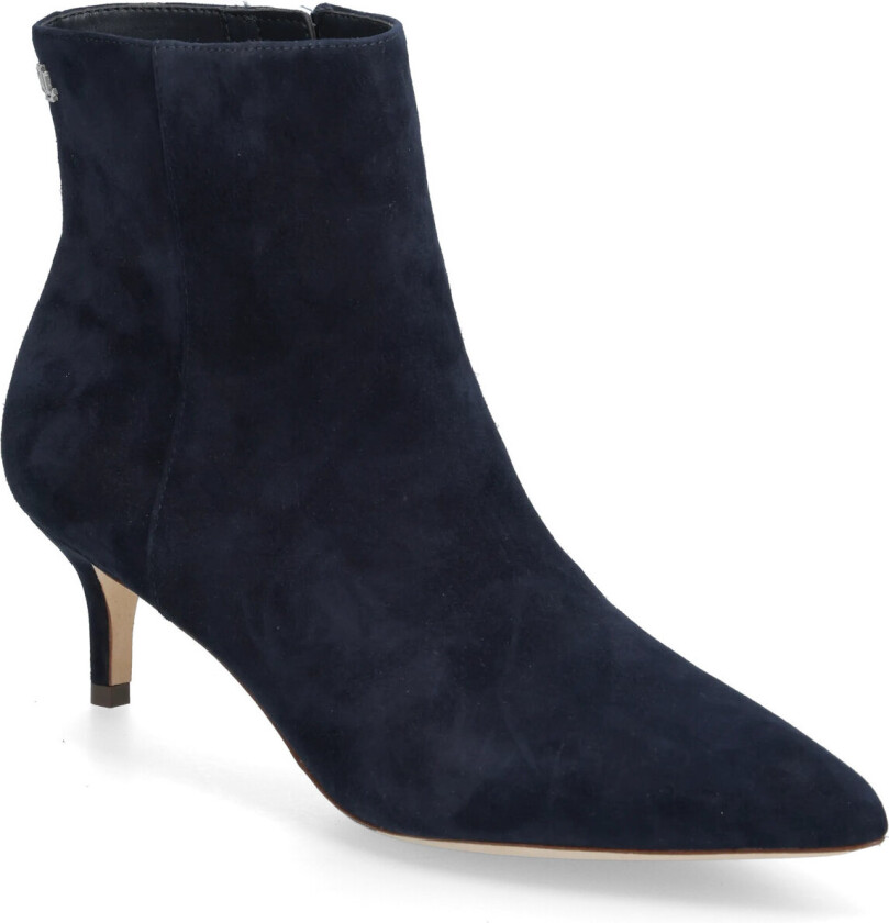 Mckay Suede Bootie Heel - Navy - 38