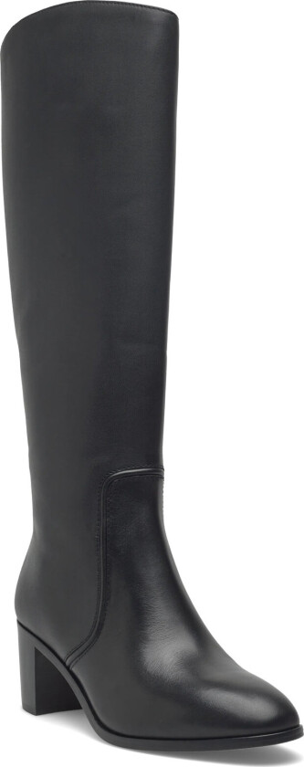Charly Burnished Leather Tall Boot - Black - 36