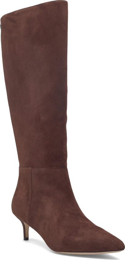 Mckay Suede Tall Boot Heel - Brown - 41