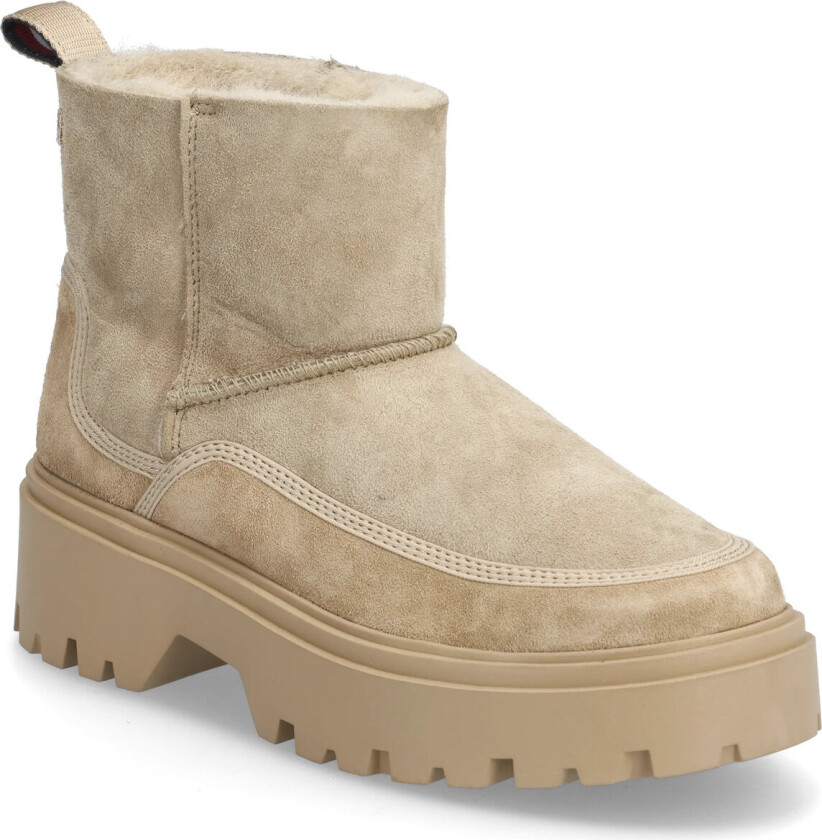Real Shearling Pullon Snowboot - Beige - 38
