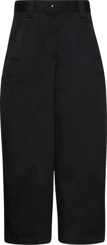 Stretch Cotton Twill Barrel Leg - Navy - 36