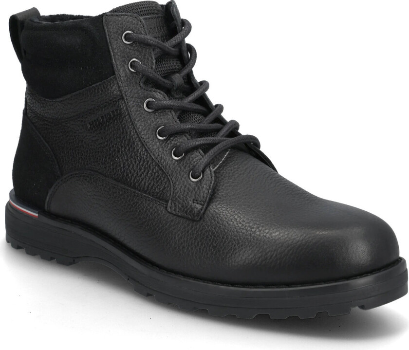 Corporate W Lth Lace Boot - Black - 41