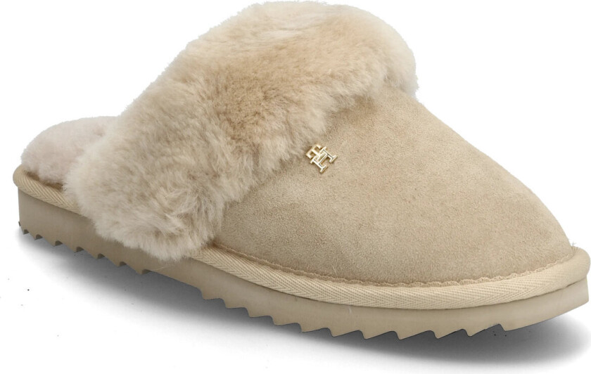 Th Shearling House Shoe - Beige - 42 x 41