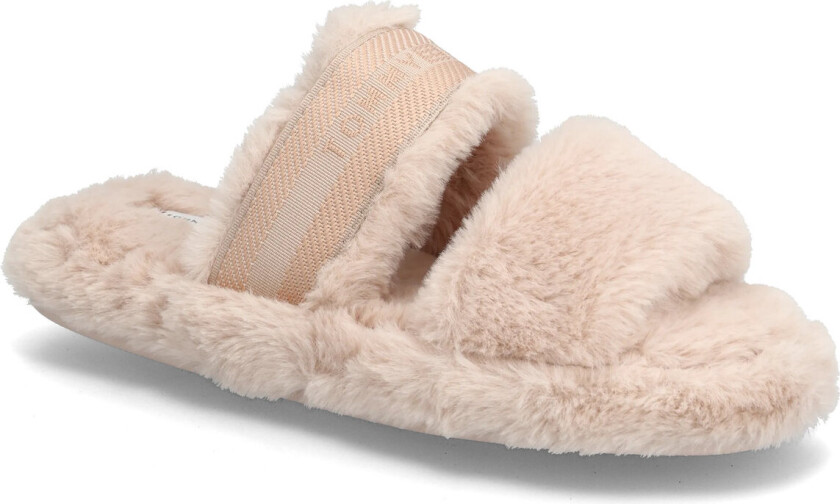 Hilfiger Fur Slipper - Cream - 36 x 35