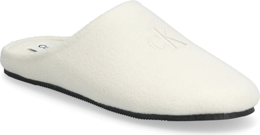 Home Slipper Mule Wool Felt - White - 40