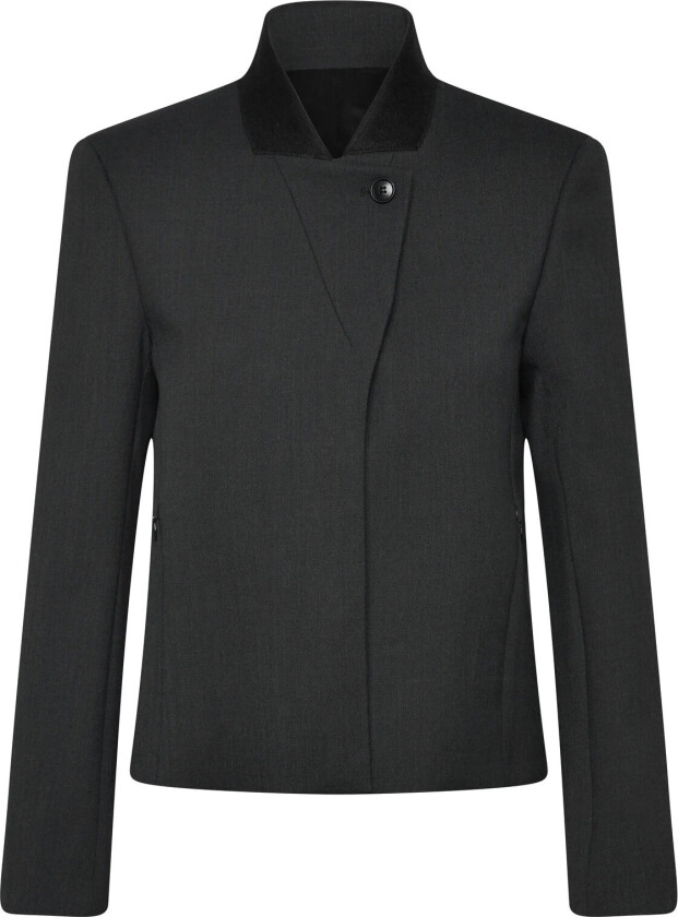 Sine Cropped Minimalist Jacket