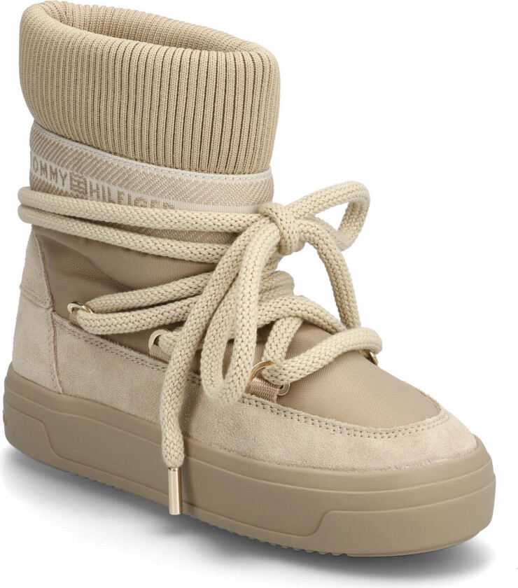 Tommytech Logotape Snowboot Warm - Beige - 41