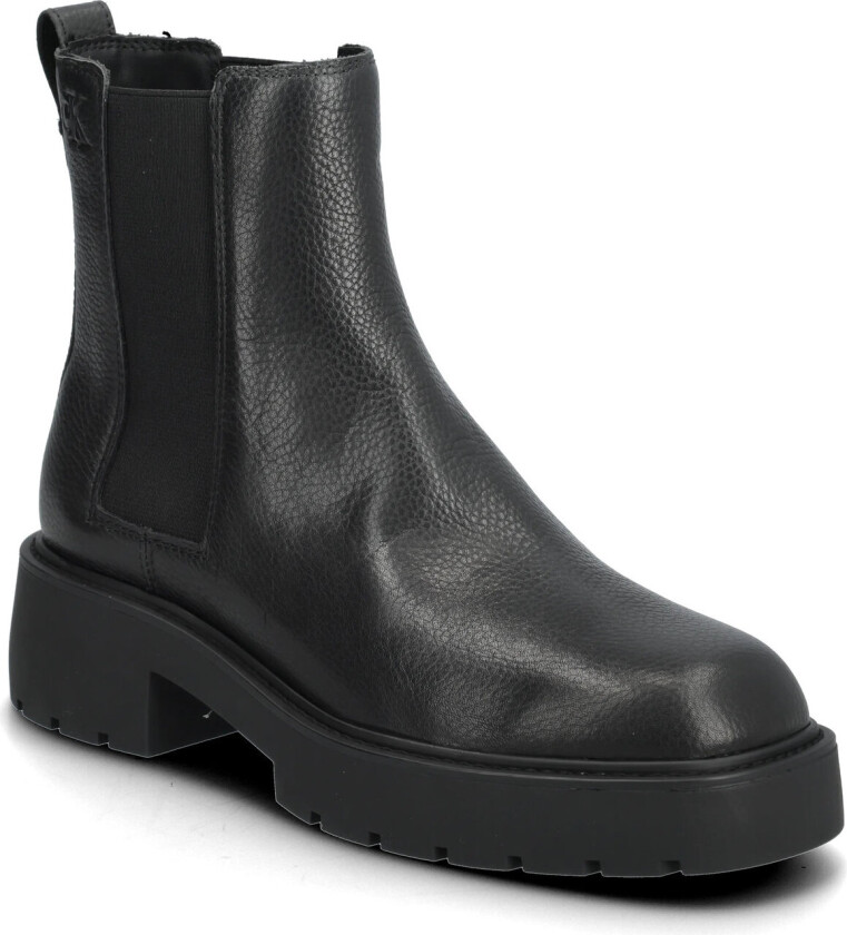 Chunky Chelsea Boot Lth - Black - 38
