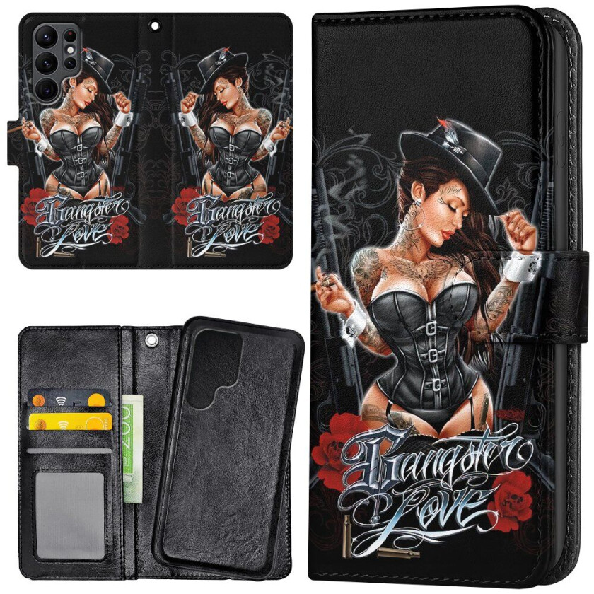 Samsung Galaxy S24 Ultra - Lommebok Deksel Gangster Love