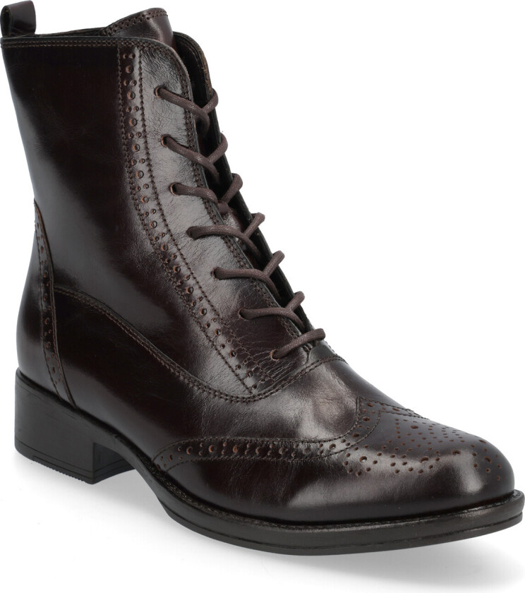 Laced Ankle Boot - Brown - 38