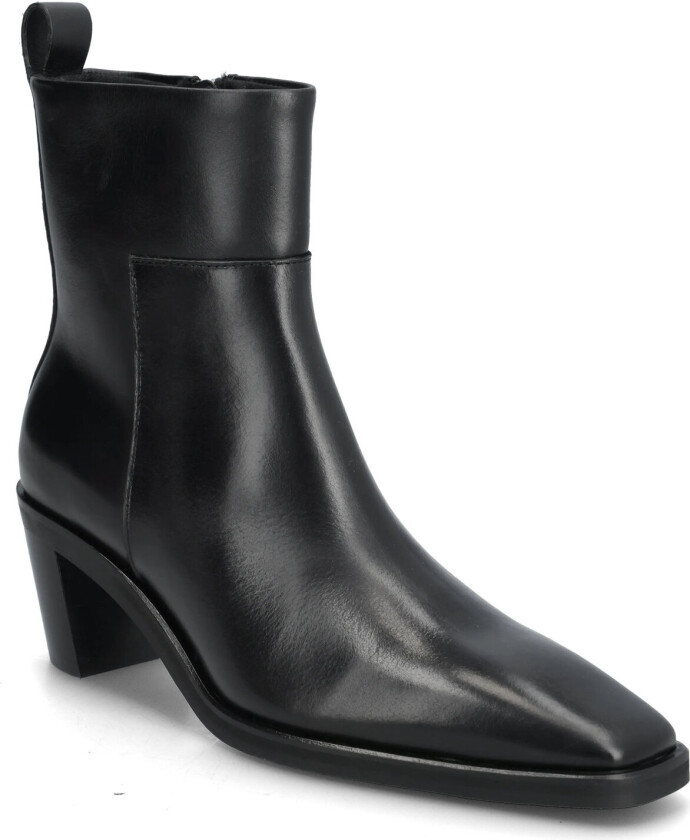 Cowboy Boot Zip Lth - Black - 40