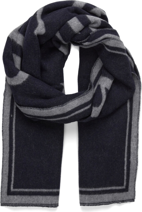 Thalia Scarf - Navy - ONE SIZE