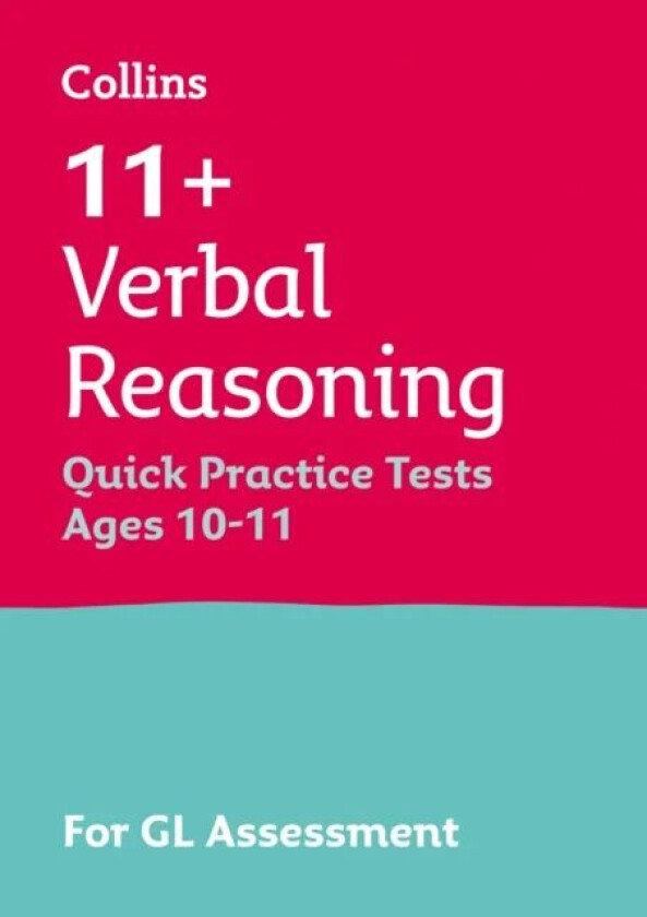 11+ Verbal Reasoning Quick Practice Tests Age 10-11 (Year 6) av Letts 11+