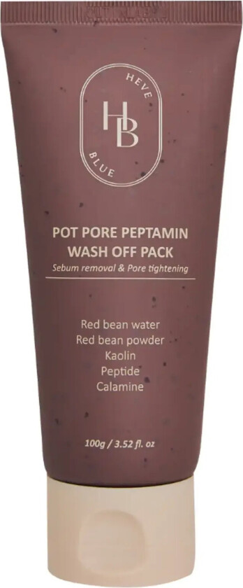Pot Pore Peptamin Wash Off Pack - Burgundy - 100 G