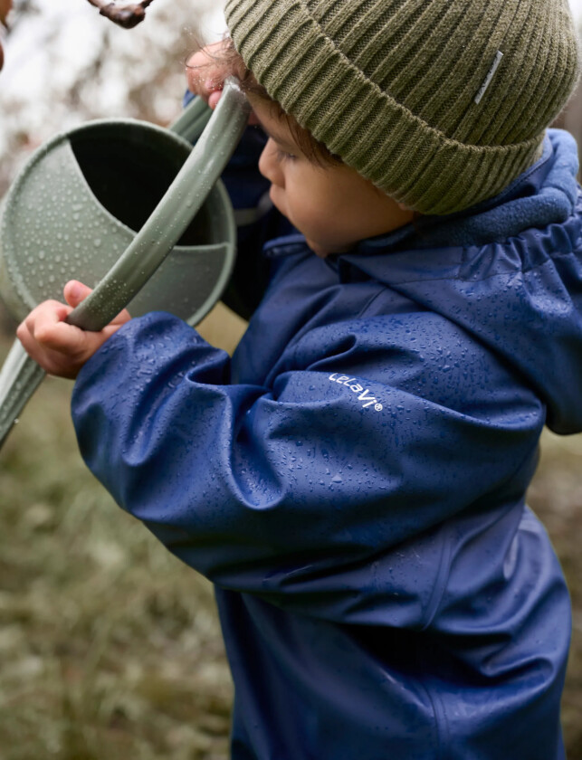 Rainwear Suit W. Fleece - Blue - 80
