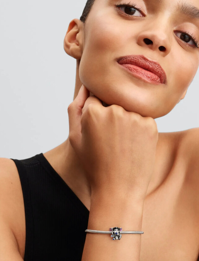 Disney Stitch Graduation 2025 Sterling Silver Charm With Black, Purple And Blue Enamel - Silver - ONE SIZE