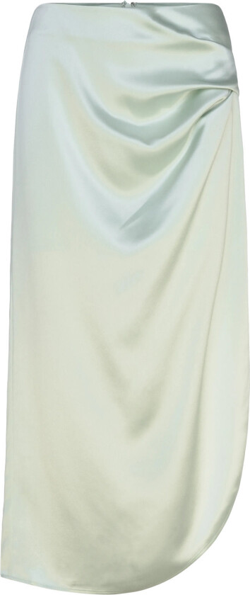 Valenie Drapey Satin Skirt