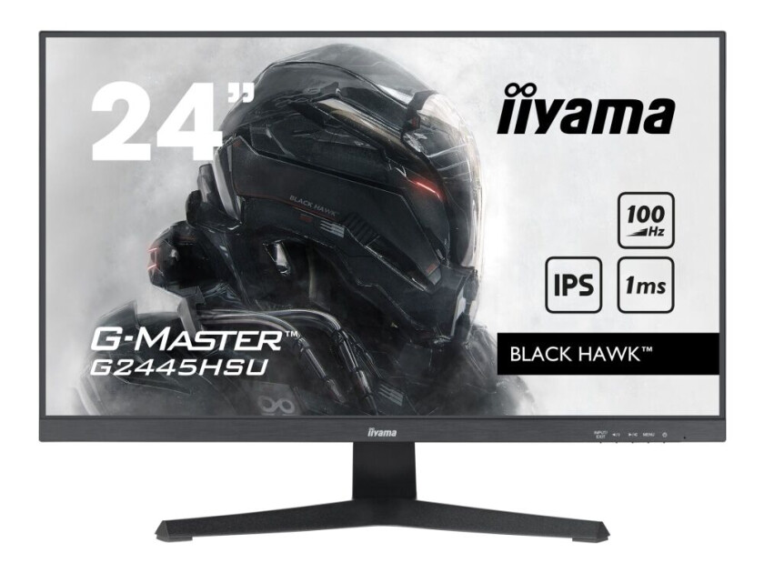 24" iiyama G-MASTER Black Hawk G2445HSU-B1 - LED monitor - Full HD (1080p) - 24" - 1 ms - Skjerm