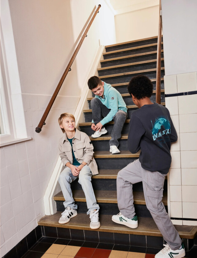 Shirt Jack Twill Stretch Print - Beige - 140