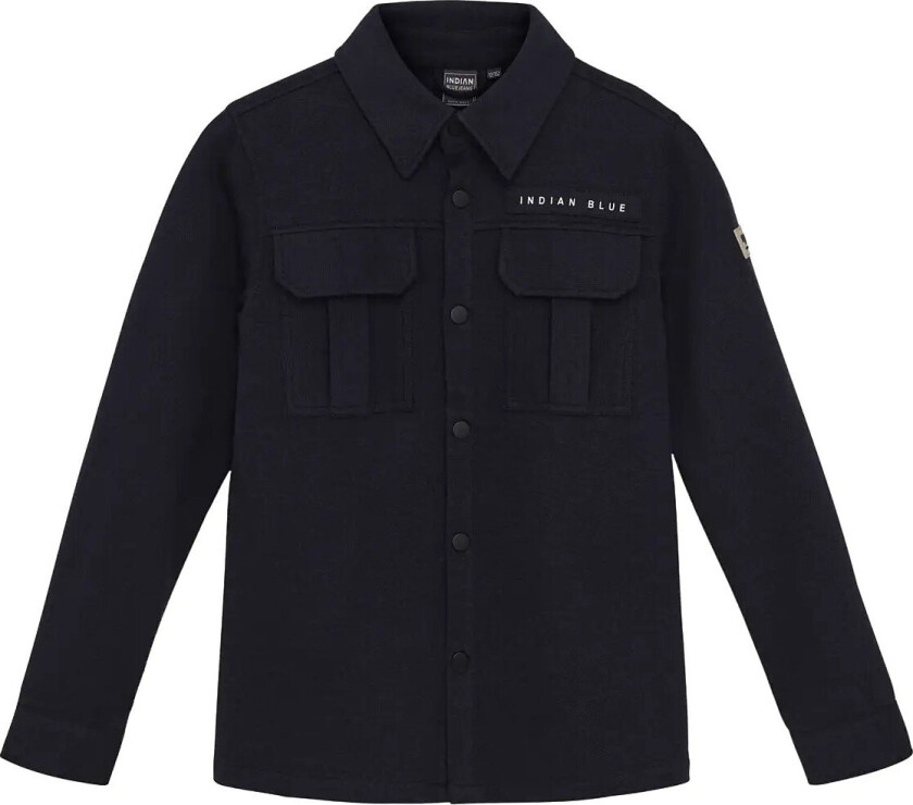 Shirt Jacket Twill Stretch - Black - 110