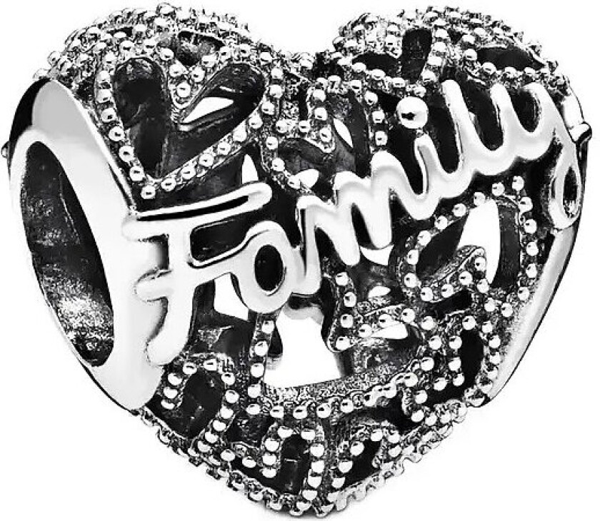 Heart Sterling Silver Charm - Silver - ONE SIZE