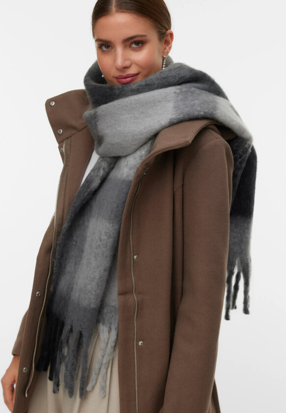 Vmivy League Scarf Noos - Grey - ONE SIZE