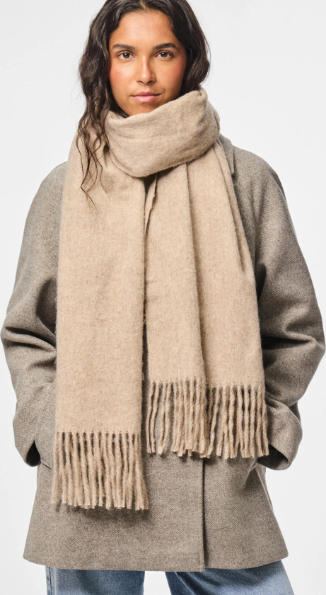 Bilde av Pcnaya Long Scarf Noos Bc - Beige - ONE SIZE