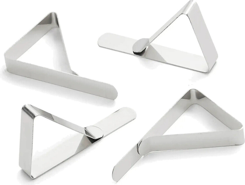 Dugklemmer 4 Stk. - Silver - ONE SIZE