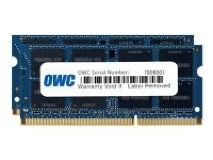 OWC OWC1333DDR3S16P, 16 GB, 2 x 8 GB, DDR3, 1333 Mhz, 204-pinners SO-DIMM